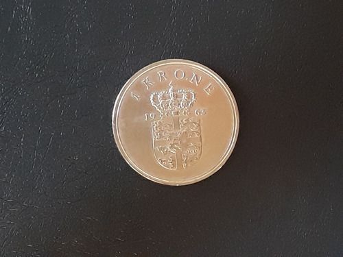 Monedas Antiguas De Dinamarca 1 Krone-10 Ores 1961-1970