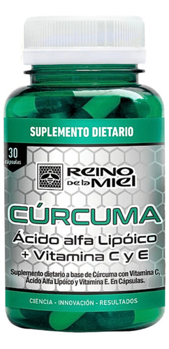 Cúrcuma + Vitamina C + E Reino Depuración Hepática 30caps