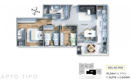 Imagem 11 de 16 de Apartamento No São Francisco De 0 M2 Com 2 Quartos - La14798.201-rede - La14798.201