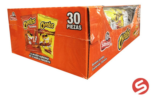 Imagen 1 de 1 de Sabrisurtido Cheetos C/30pzs