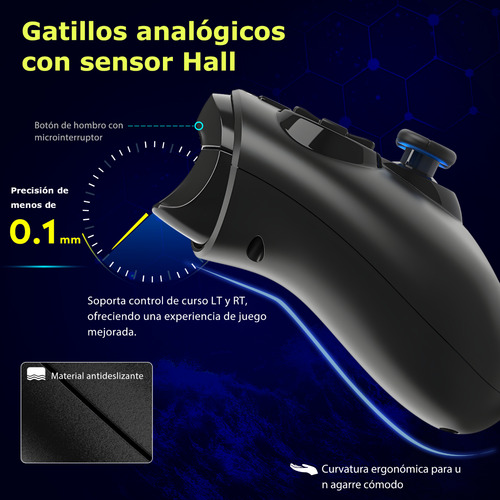 Control Inalámbrico Joystick Qrd Para Ps5 Ps4 Ios Android Pc