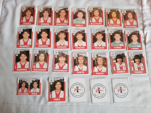 Lote De 26 Figuritas Fútbol Argentino '92 Estudiantes De Lp