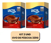 Comprar  Kit 2 Ovos De Pascoa Tripla Camada Avelã  Lacta 320gr Avelã