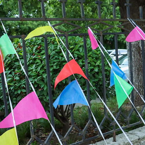 Be Banner Pennant Bunting Banner, 100 M, Bandeiras
