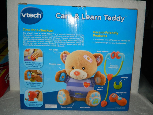 Care & Learn Teddy Time For A Checkup Osito Vtech Ingles
