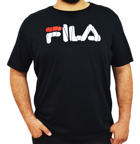 Playera Fila Shaddie Tee Lm21d790 001 Black Men's