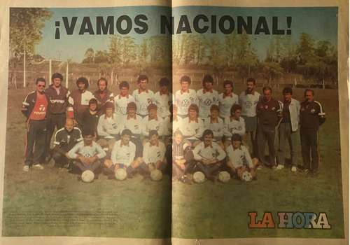 Club Nacional Plantel 1988 Poster Fútbol Ez4b2