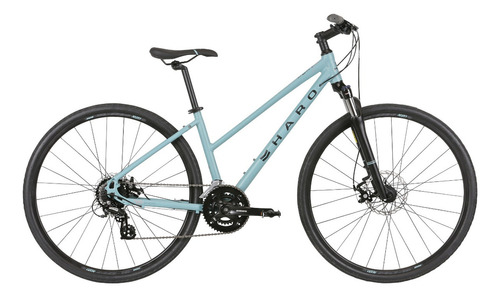 Bicicleta Haro Bridgeport St Dama - 2x8 Velocidades Color Celeste