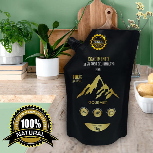 Sal Del Himalaya Fina 50 Bolsas De 1 Kilo Mayoreo!