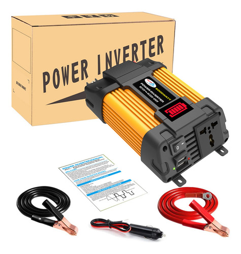 Inversor De Corriente Para Coche 12v A 220v Con Encendedor