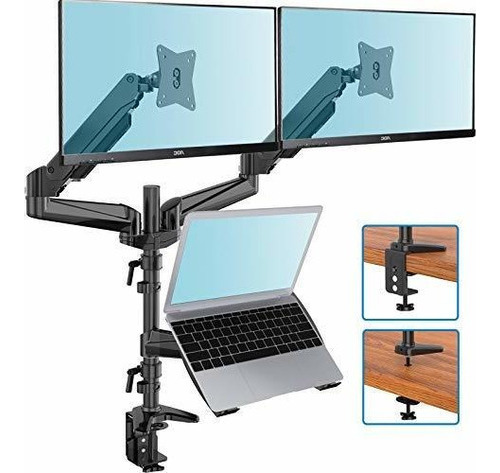 Soporte Dual Para Monitor Y Portatil - Huanuo