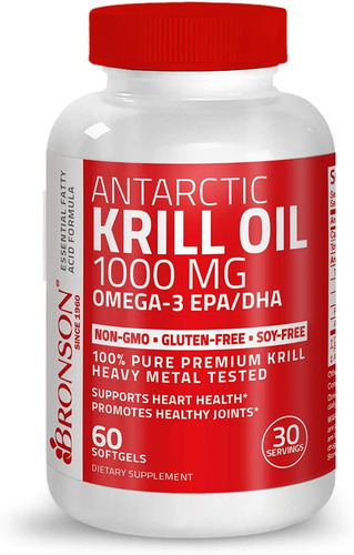 Aceite De Krill 1000mg 60 Capsulas Omega 3 Dha Epa Eg Aa29