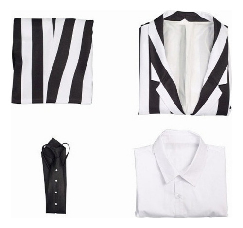 C Para Beetlejuice Adam Disfraz De Cosplay Para Hombre Traje