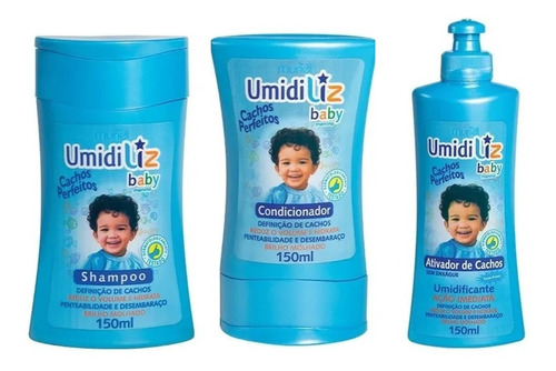 Kit Baby Menino Cachos Shampoo + Cond + Ativador - Muriel