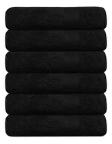 Comprar Toalla De Baño Negra De 24x48 Paquete De 6, Juego De T...