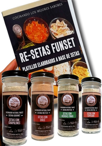 Kit Sazonadores Hierbas Finas, Especias, Chile Y Chapulines