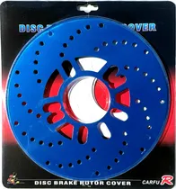 Comprar Chapas Cubre Campanas Discos Freno Tuning Azul.x2 D08-2