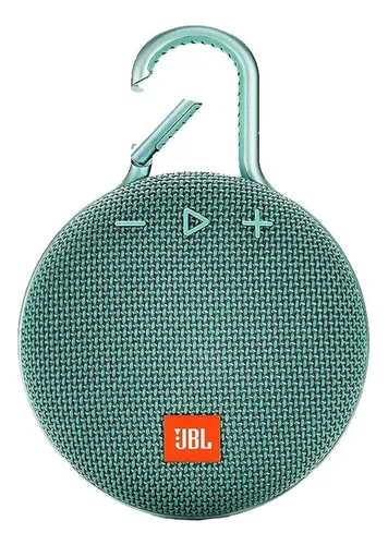 Parlante JBL Clip portátil con bluetooth waterproof forest green