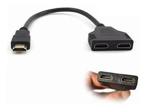 Imagen 3 de 9 de Splitter Hdmi 1x2 Adaptador Divisor