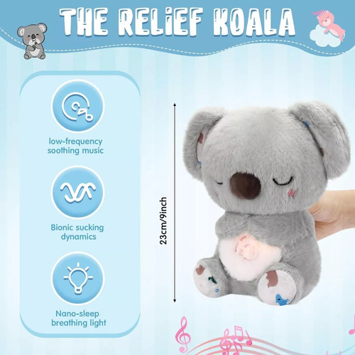 Aliviar La Ansiedad Por Dormir Con Una Muñeca Respiratoria Beige