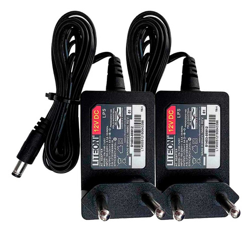 Kit Com 2 Fontes Bivolt Automático 100 A 240v 1.5a Saída 12v