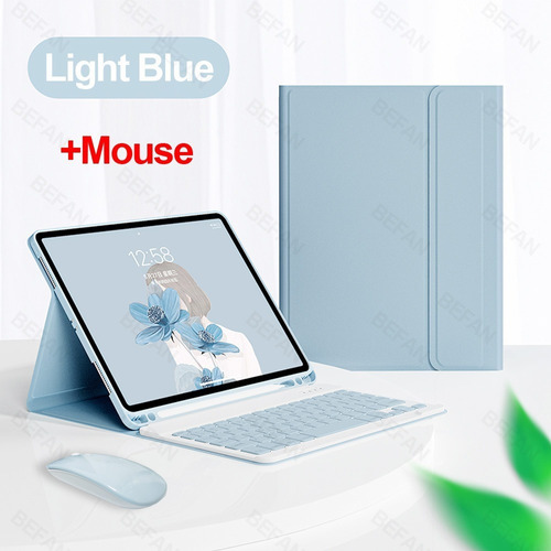 Funda De Mouse Con Teclado Para iPad Pro 11 2021 .