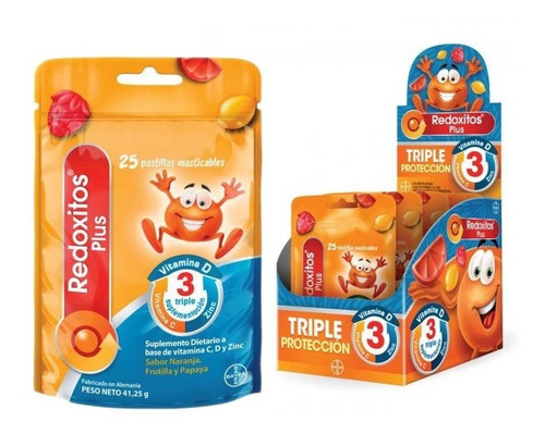 Redoxitos Plus Triple Proteccion Vitaminas Masticables X 150