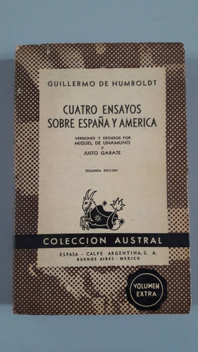 Cuatro Ensayos Sobre España Y América - G. De Humboldt