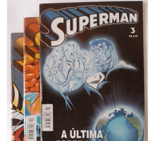 Hqs Superman 1 A 5 Minissérie Abril Formatinho Ano 2002 (Usado)