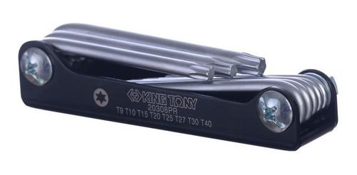Jogo De Chave Torx Canivete 8pçs 20308pr King Tony