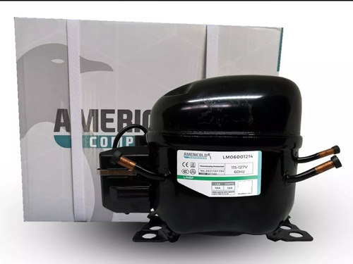 Compresor Americol 1/2hp Alta Modelo :hm06000912 R134a