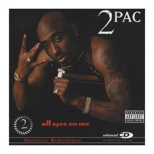 2pac Tupac All Eyez On Me Importado Cd X 2 Nuevo