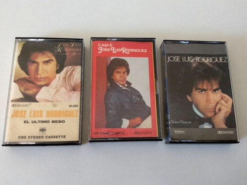 Jose Luis Rodriguez Lote De 3 Cassettes Excelente Estado (Usado)