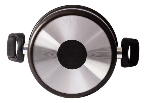 Panela Cozillar Caçarola Teflon 24cm 4.2l Com Tampa Cor Preto