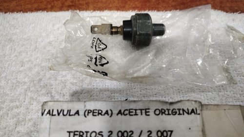 Válvula Presión Aceite Terios 2006 2015 Original  Ojo   
