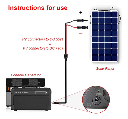 Batería De Almacenamiento Del Sistema Solar Dc7909, Conector