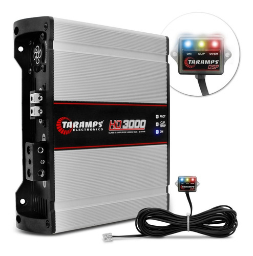 Módulo Amplificador Taramps Hd3000 1 Canal 2 Ohms 3000w Rms