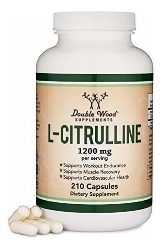 L Citrulina 1200 Mg Natural Recuperacion Muscular 210 Cap