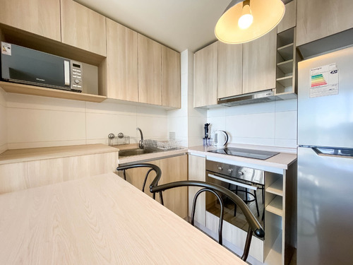 Arriendo De Departamento Amoblado En Ed Jose De Manso, En La