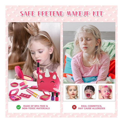Maquillaje Para Niños Pequeños, Kit De Maquillaje, Wesayee