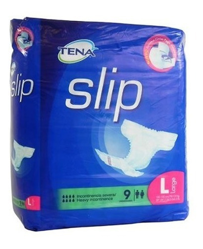 Tena Pañal Adultos Slip L X 9 Unidades