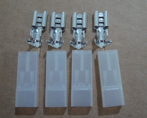Kit 4 Terminal + Capa Para Bateria Nobreak Sms Nhs Apc
