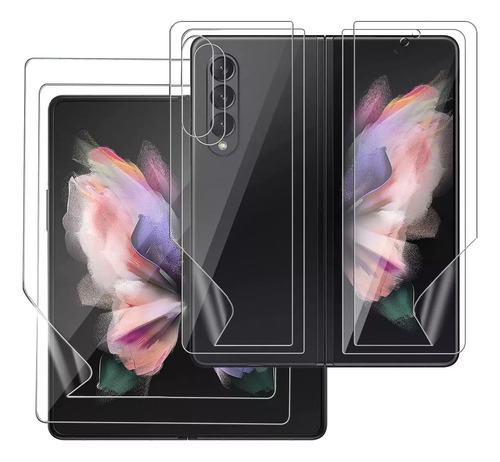 Film Premium 3 En 1 Completo Para Samsung Galaxy Z Fold 5 5g