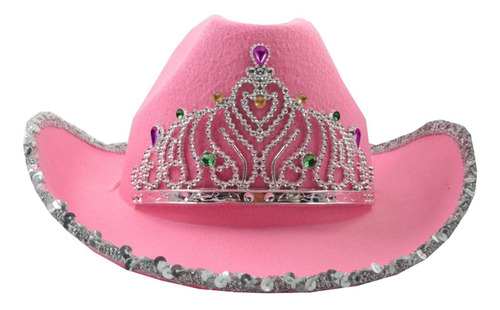 Sombrero De Vaquero De Decoración Occidental Con Tiara Para