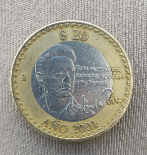 Moneda De Octavio Paz 2001