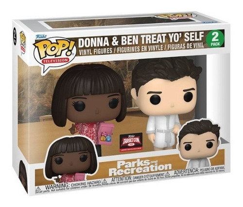 Funko Pop Donna & Ben Treat Yo' Self 2pack Targetcon Sticker