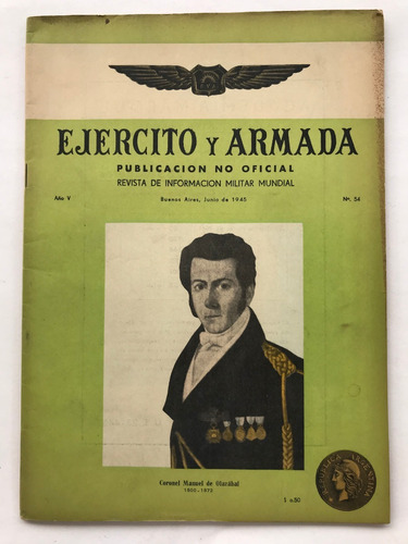 Revista Ejercito Y Armada N° 54 Junio 1945