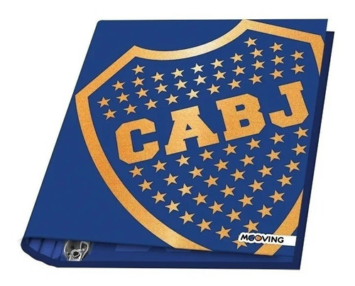 Carpeta Escolar 3x40 Boca Juniors Original Mooving