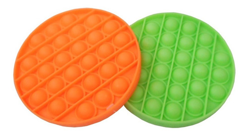 Imagem 2 de 3 de Pop It Fidget Toys Bubble Anti Stress Redondo Verde