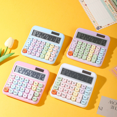 D Calculadora De 12 Dígitos Com Grande Display Lcd E Dupla
